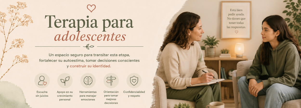 Terapia para adolescentes | El baul de psicologia